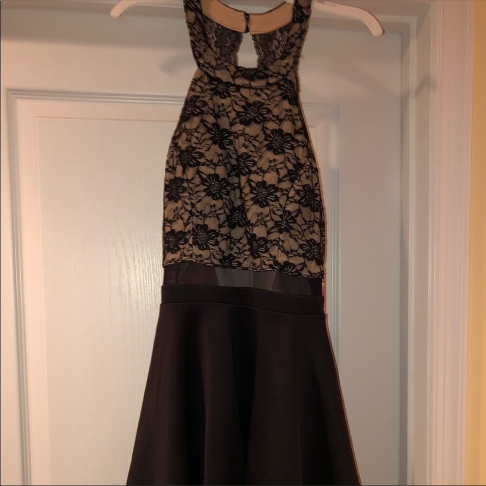 Emerald Sundae Black Lace Dress